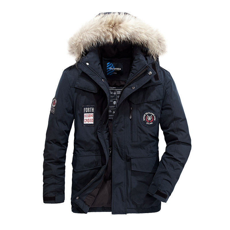 Herren Thermo-Parka mit Kapuze und Kunstfellbesatz, wasserabweisend und multifunktional Shop Nory