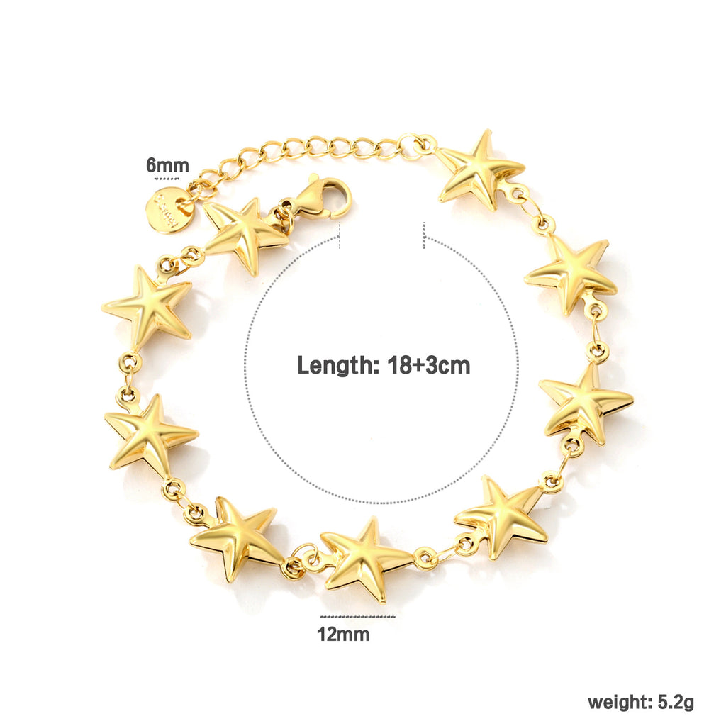 Damen elegante Armkette mit funkelndem Kristall Shop Nory