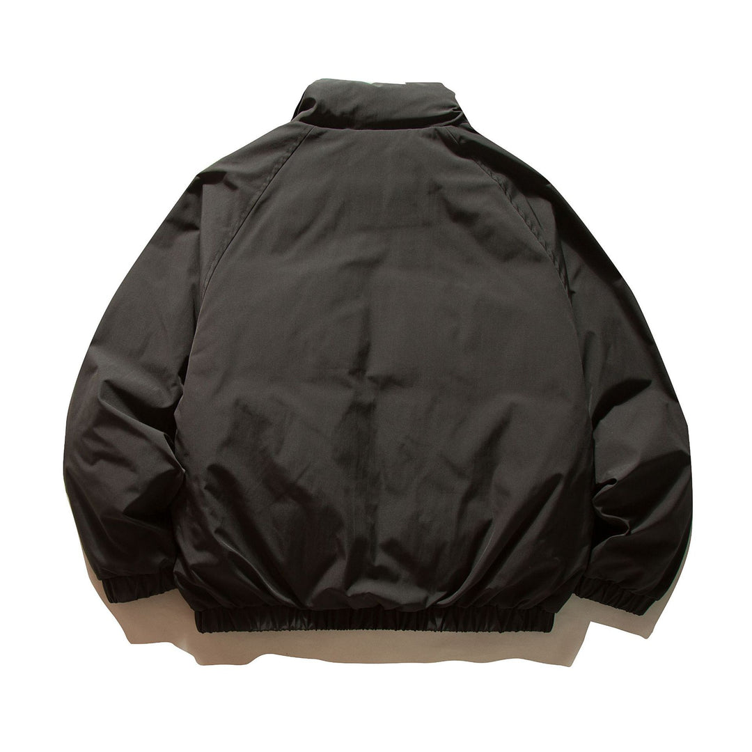 Herren Wattierter Boxy-Bomber mit hohem Stehkragen und elastischem Saum Shop Nory