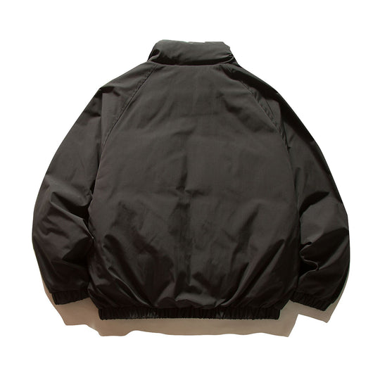Herren Wattierter Boxy-Bomber mit hohem Stehkragen und elastischem Saum Shop Nory