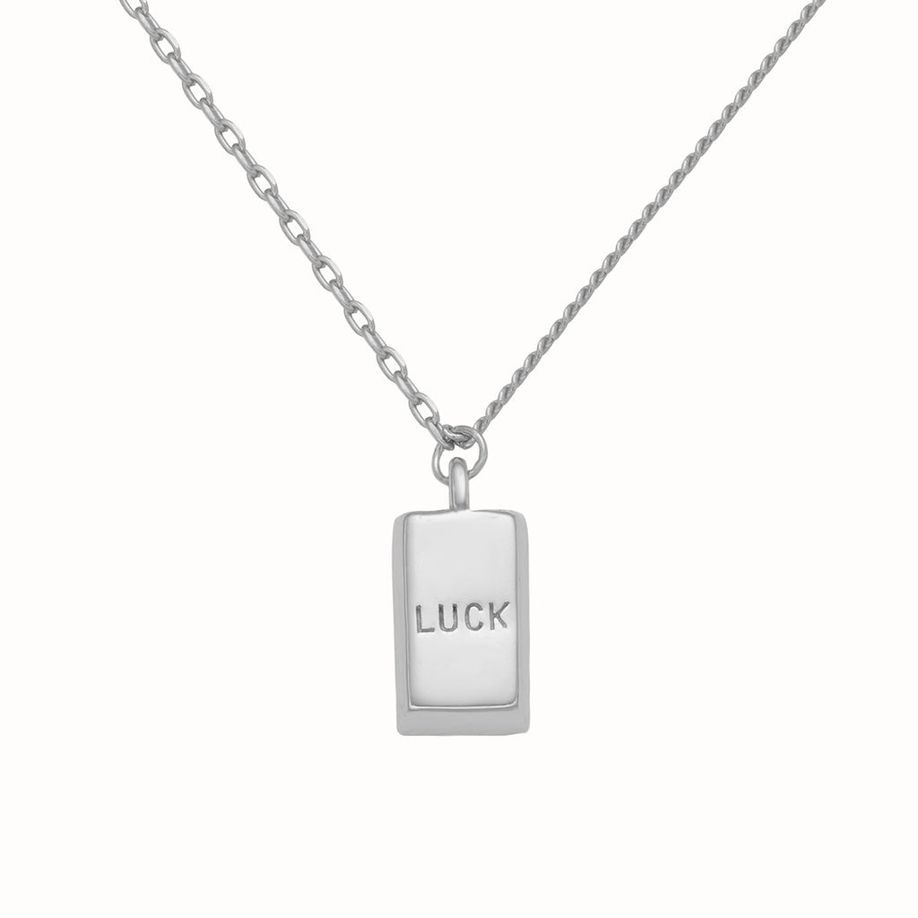 Damen Halskette mit charmantem Glücksanhänger und eleganter Gliederkette Shop Nory