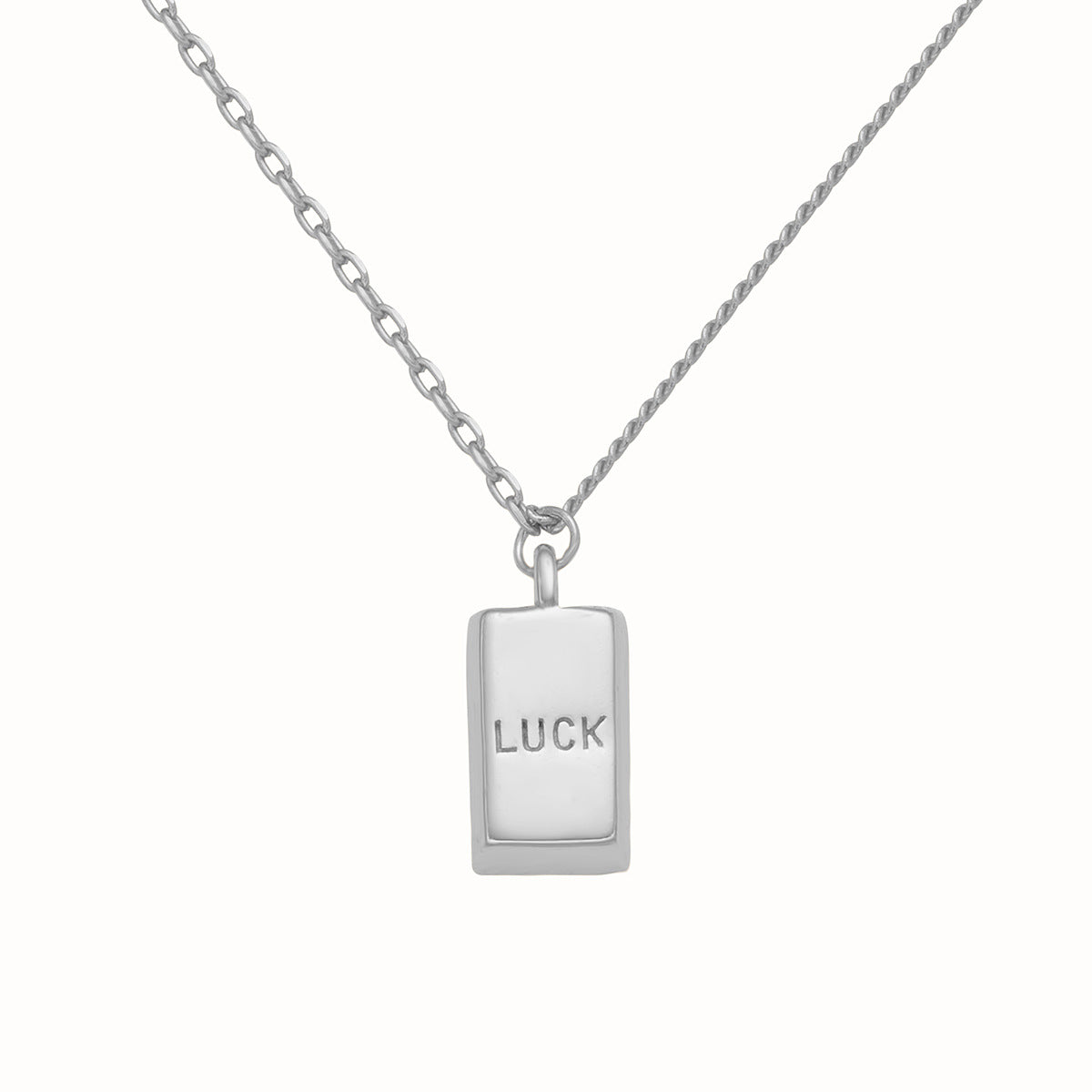 Damen Halskette mit charmantem Glücksanhänger und eleganter Gliederkette Shop Nory