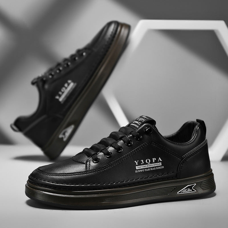 Herren Low-Top City-Sneaker aus Kunstleder mit dicker Komfortsohle und dezenter Logoprägung Shop Nory
