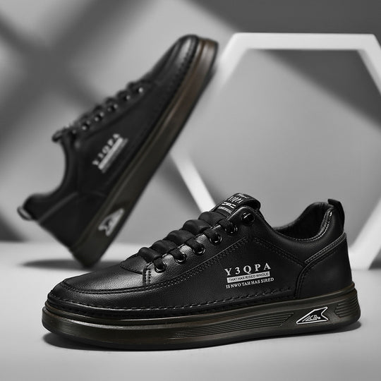 Herren Low-Top City-Sneaker aus Kunstleder mit dicker Komfortsohle und dezenter Logoprägung Shop Nory