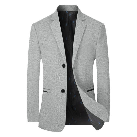 Herren Sakko Slim-Fit aus strukturierter Wollmischung mit kontrastiertem Innenfutter Shop Nory
