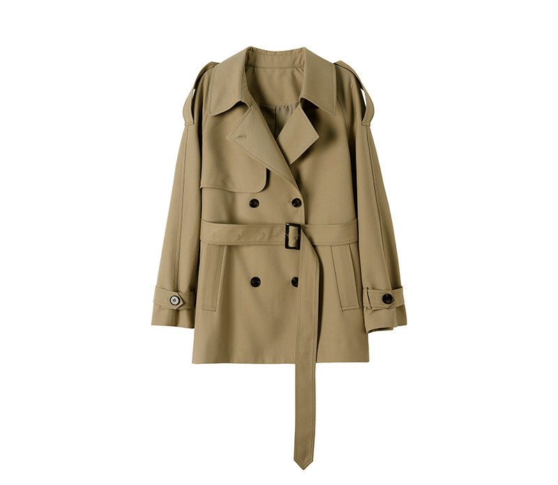 Damen Modischer Trenchcoat mit tailliertem Schnitt Shop Nory