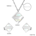 Damen moderne Halskette mit elegantem, geometrischem Anhänger Shop Nory