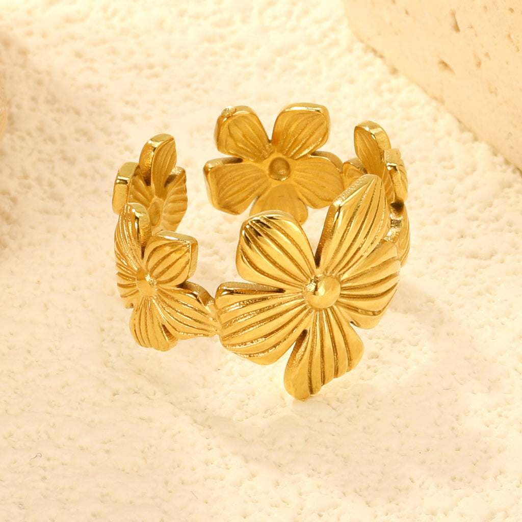 Damen verstellbarer Ring mit elegantem Twist-Design Shop Nory