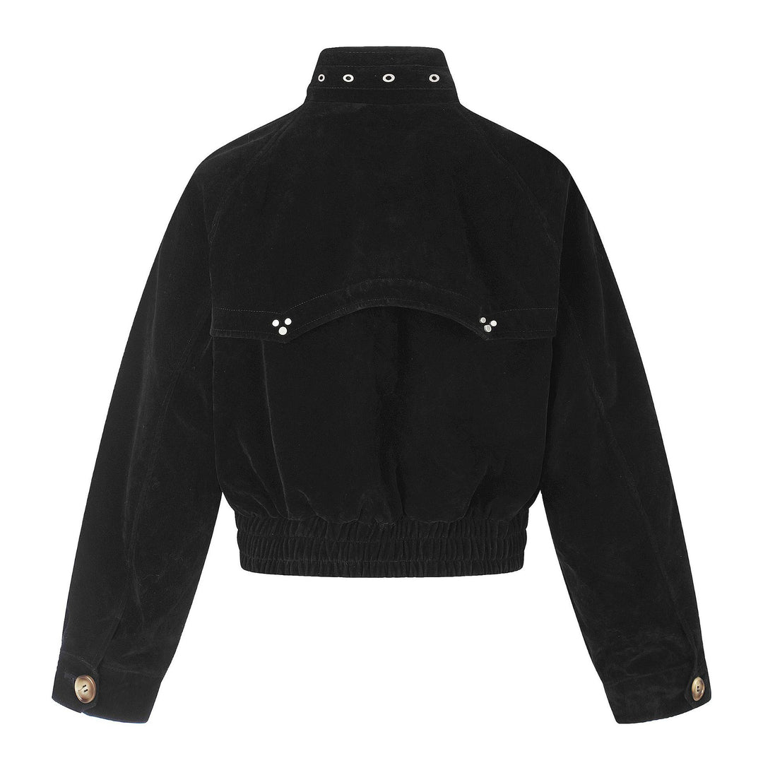 Herren Veloursleder‑Bomberjacke im Pilotenstil Shop Nory