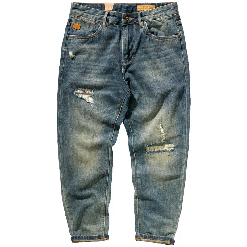 Herren Cargohose im Camouflage-Utility-Stil mit geradem Bein und robustem Canvas Shop Nory