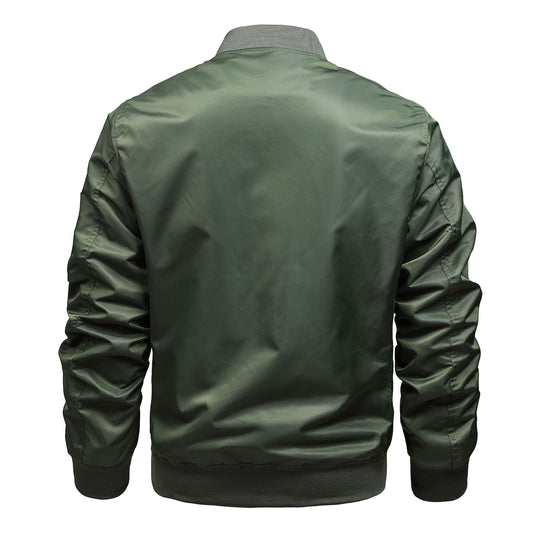 Herren Pilot‑Bomber mit Ärmel‑Organizer, Utility‑Taschen und Rippbündchen Shop Nory