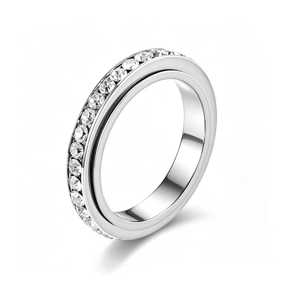 Damen Ring mit elegantem Zirkonia-Besatz Shop Nory