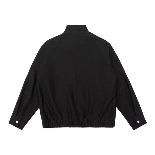 Herren Wattierte Bomberjacke mit Stehkragen, Pattentaschen und elastischem Saum Shop Nory