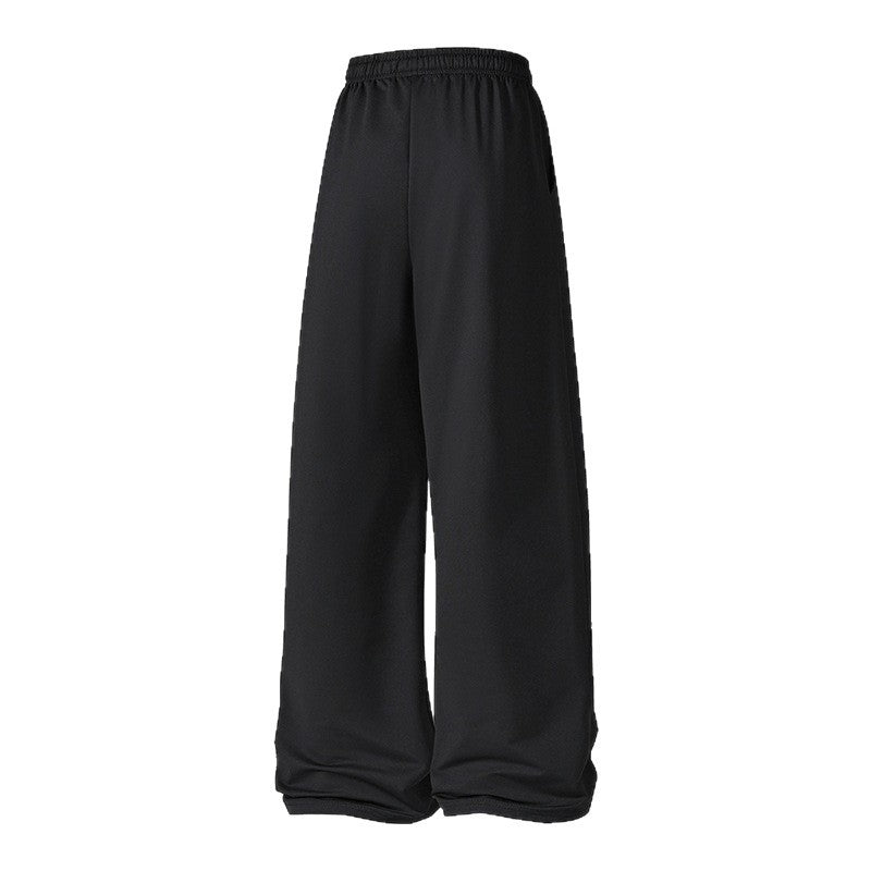 Damen Weite Palazzo-Hose mit elastischem Tunnelzugbund und fließender Satinoptik Shop Nory