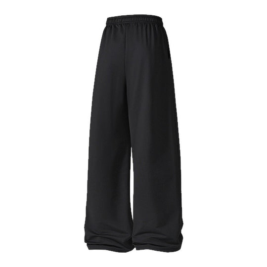 Damen Weite Palazzo-Hose mit elastischem Tunnelzugbund und fließender Satinoptik Shop Nory