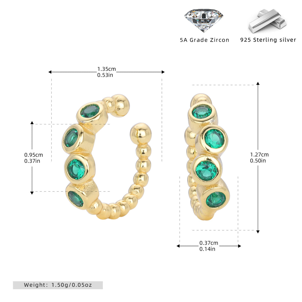 Damen Ohrhänger mit funkelnden Zirkonsteinen aus hochwertigem 925 Sterlingsilber Shop Nory