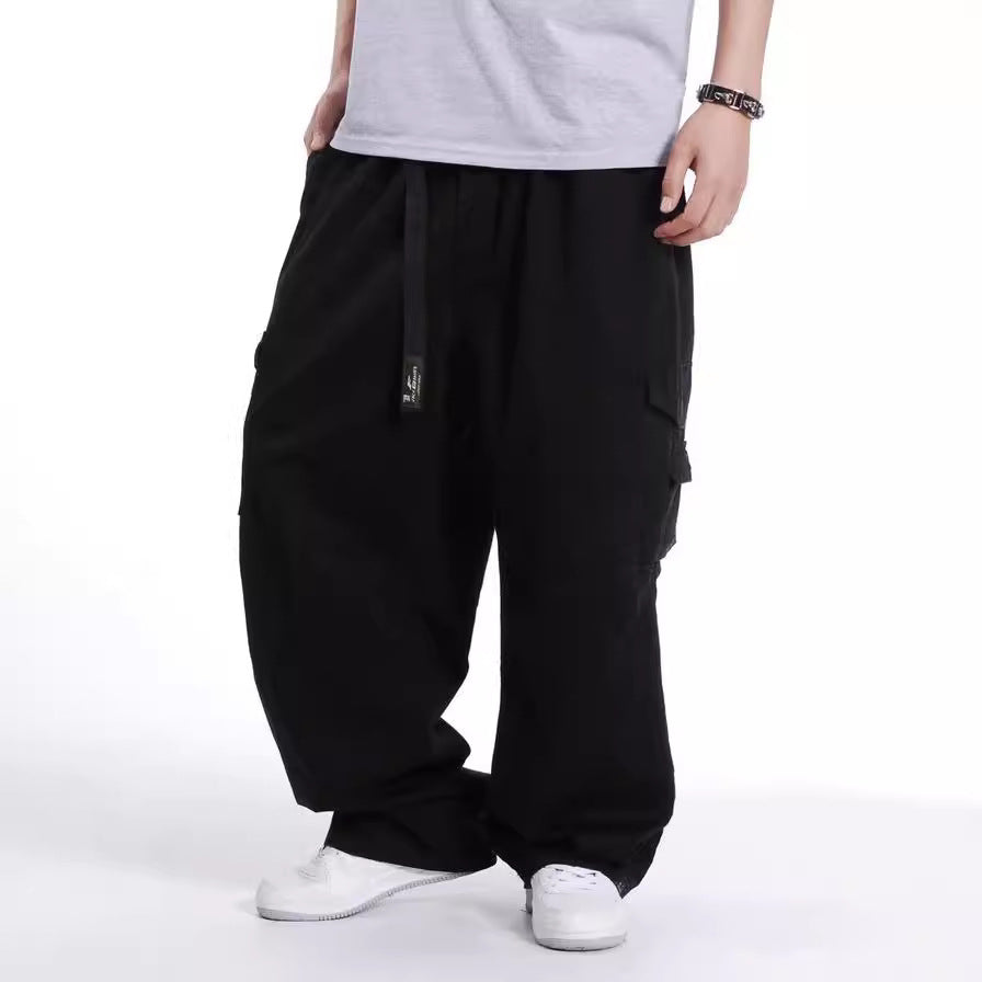 Herren Baggy-Cargohhose mit weitem Bein und Multifunktionstaschen Shop Nory