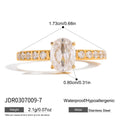 Damen eleganter Ring mit funkelndem Zirkonia-Shop Nory