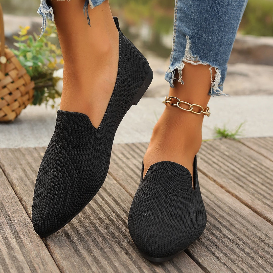 Damen Bequeme Slip-On Schuhe mit atmungsaktivem GewShopnorye