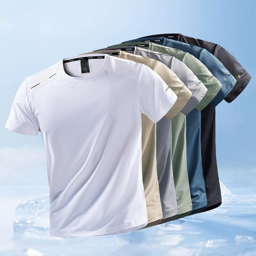 Herren nan atmungsaktives Funktions-T-Shirt aus feuchtigkeitsableitender Mikrofaser Shopnory