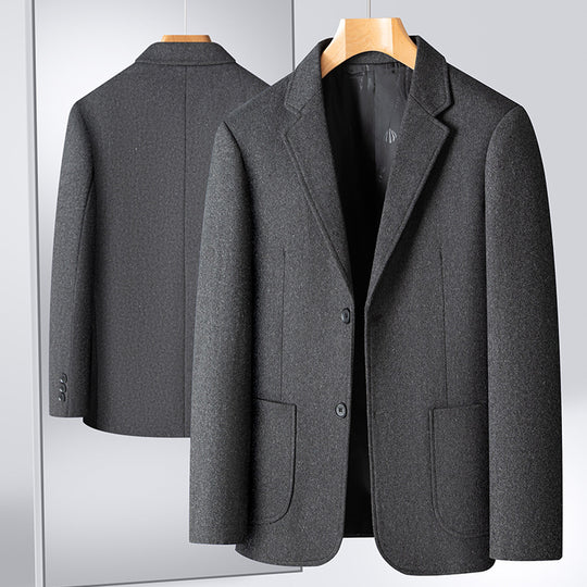 Herren Modernes Woll-Sakko mit aufgesetzten Taschen und leichtem Thermofutter Shop Nory