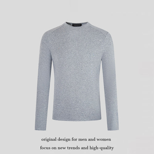 Herren Feinstrick-Pullover mit Rundhalsausschnitt aus Merinowolle Shop Nory