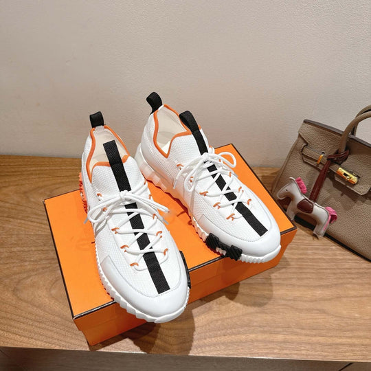 Damen Sportliche Sneakers mit elastischer Strickoberfläche und rutschfester Sohle