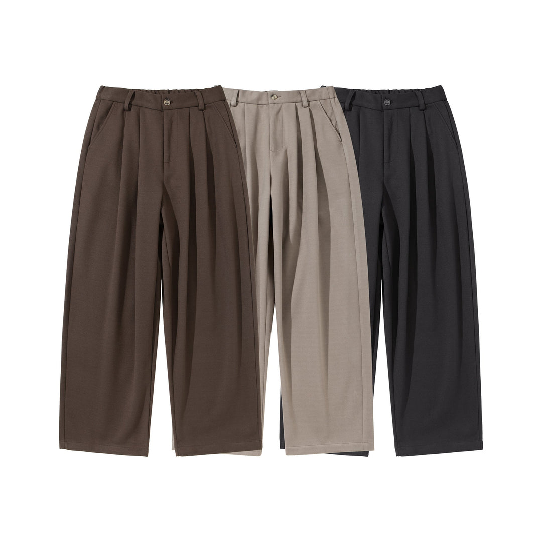 Damen Hochtaillierte Culotte-Hose mit Bundfalten und elastischem Rückenteil Shop Nory