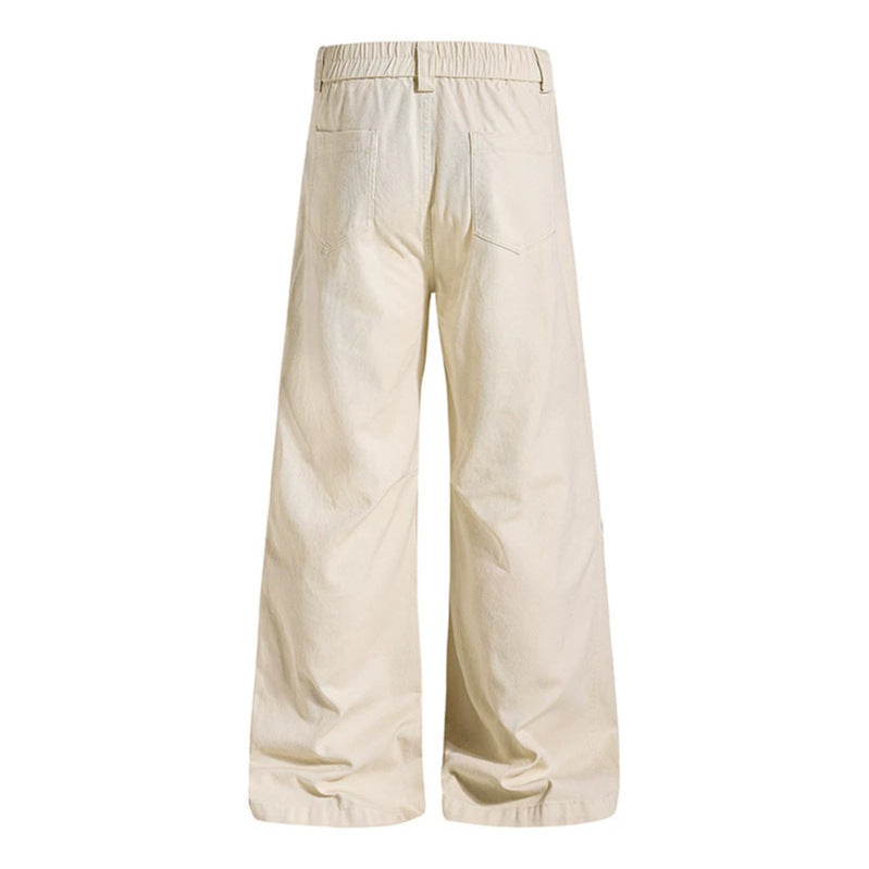 Damen Hochtaillierte weite Culotte-Hose mit Ösen-Detail Shop Nory