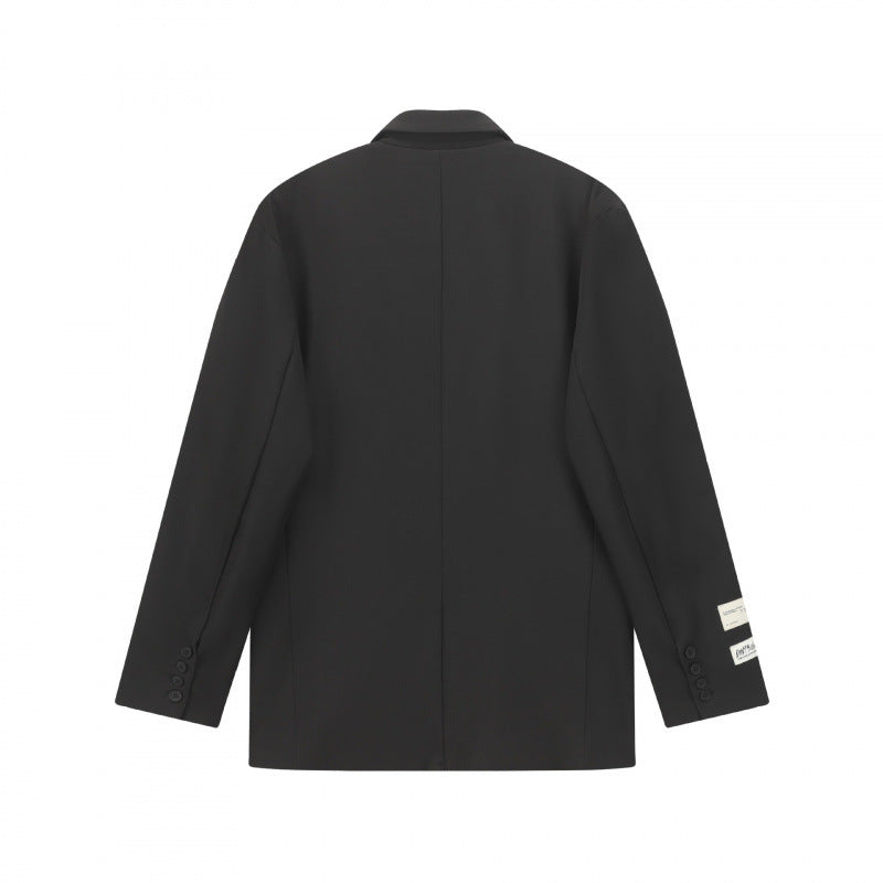 Unisex Kastenförmiges Oversize-Sakko mit Reverskragen und Pattentaschen Shop Nory