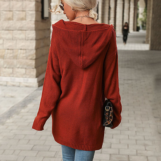 Damen Lange Strickjacke im Feinstrick mit Zopfmuster und lässiger Longline‑Passform Shop Nory