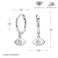 Damen Ohrhänger mit schützendem Augenanhänger aus 925 Sterling Silber Shop Nory