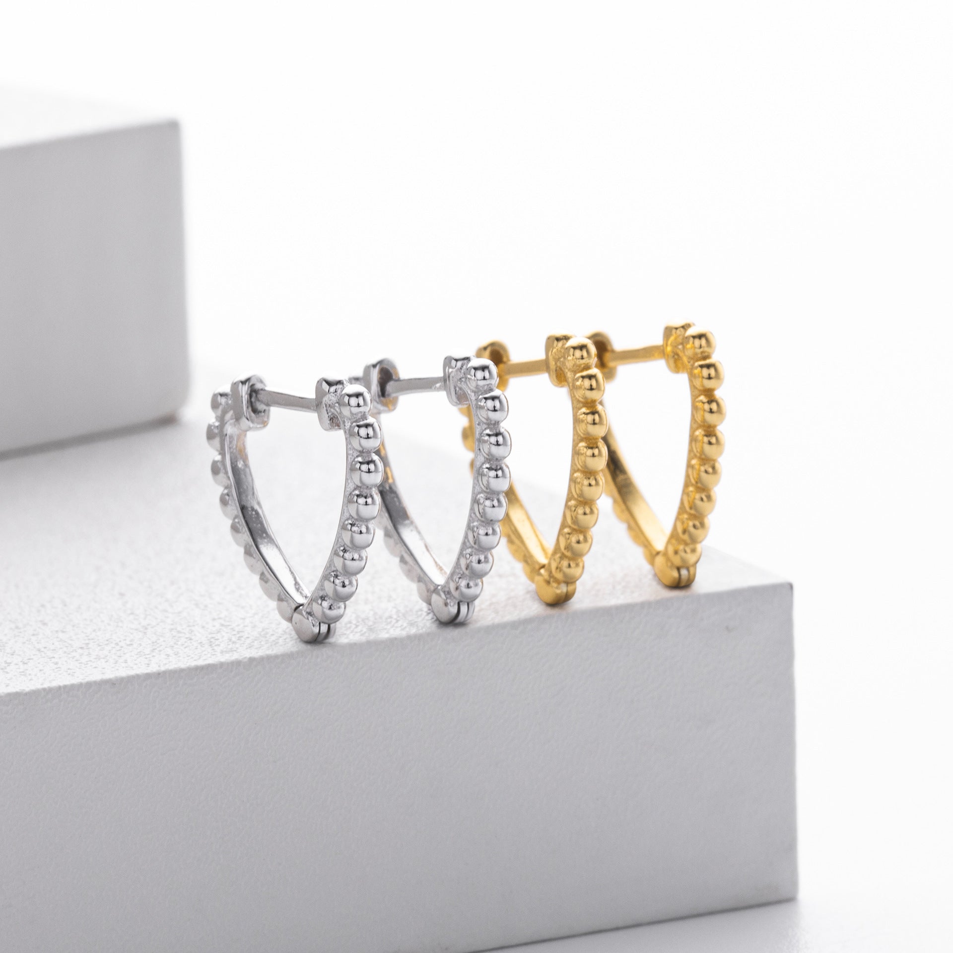 Damen Ohrhänger mit Perlenakzenten aus hochwertigem 925 Sterling Silber Shop Nory