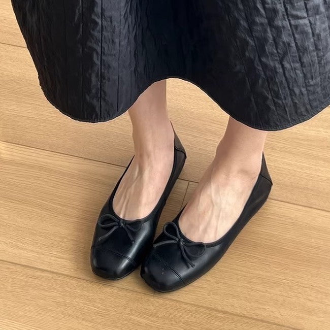 Damen Ballerinas mit elegantem Schleifen-Design und bequemer Passform