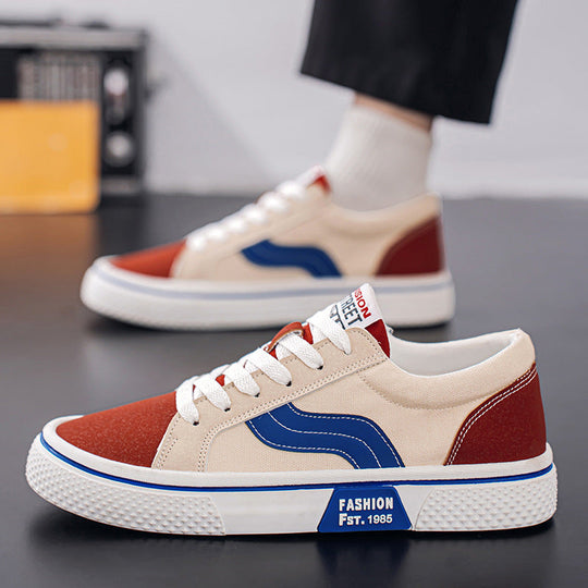 Damen Sneaker mit robustem Canvas-Obermaterial und dämpfender Sohle