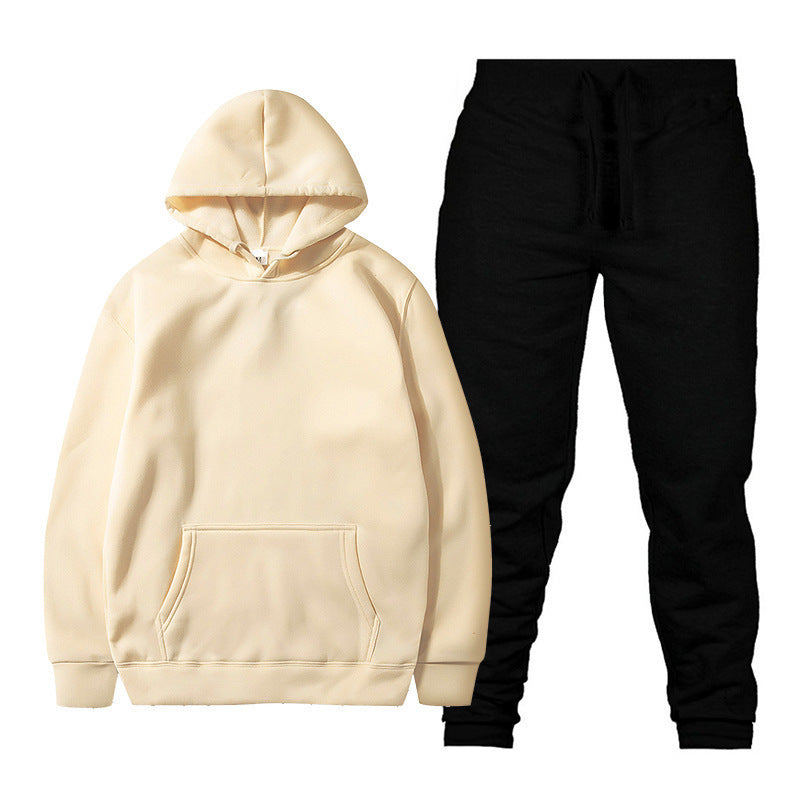 Unisex nan gemütliches Hoodie-Jogginganzug-Set mit Kängurutasche, elastischem Tunnelzugbund und gerippten Bündchen Shop Nory