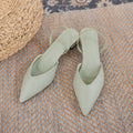 Damen Slingback-Pumps mit spitz zulaufendem Design Shopnory