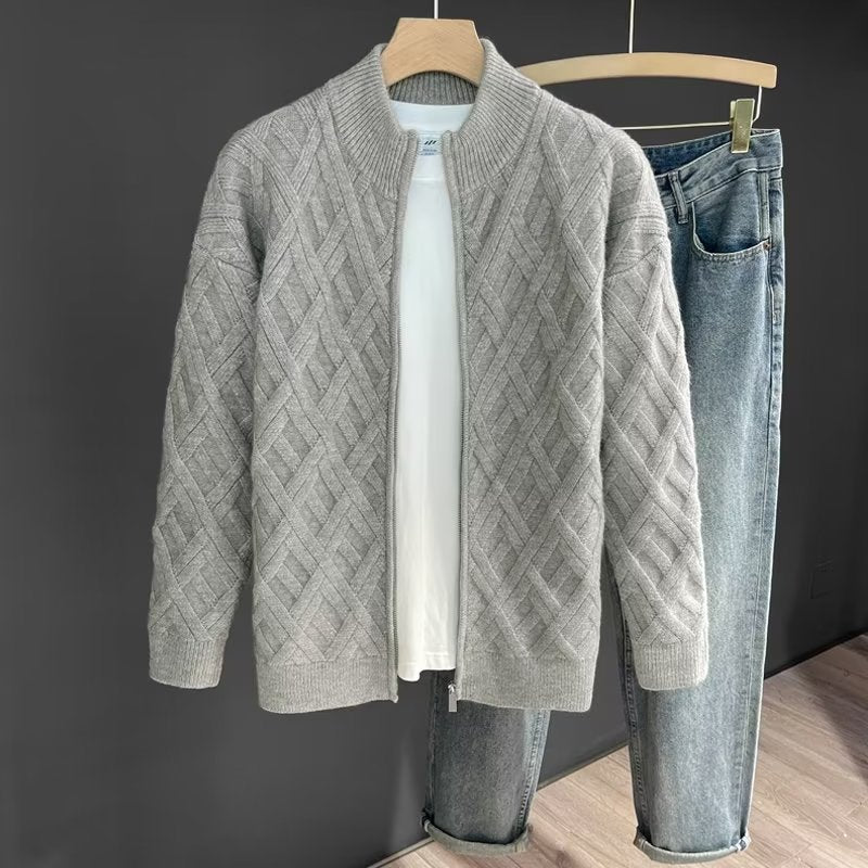 Damen Strickjacke mit elegantem Zopfmuster Shop Nory