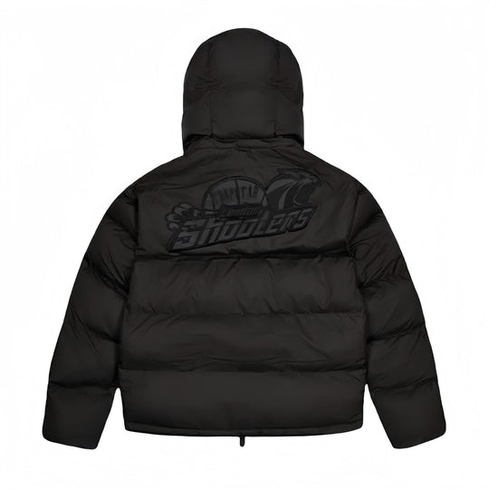 Herren Trendige Daunenjacke mit Kapuze