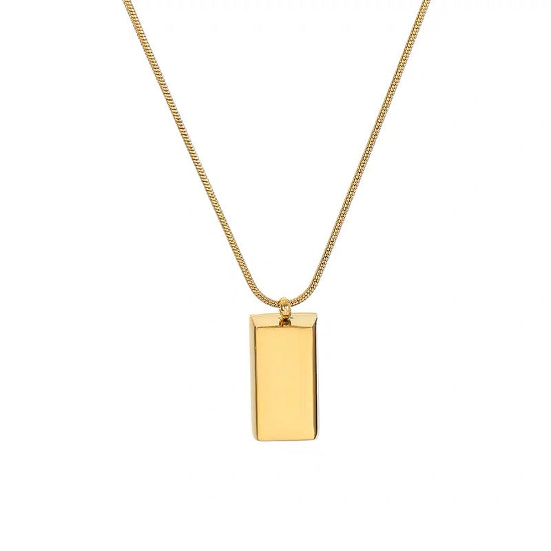 Damen elegante Halskette mit geometrischem Anhänger Shop Nory