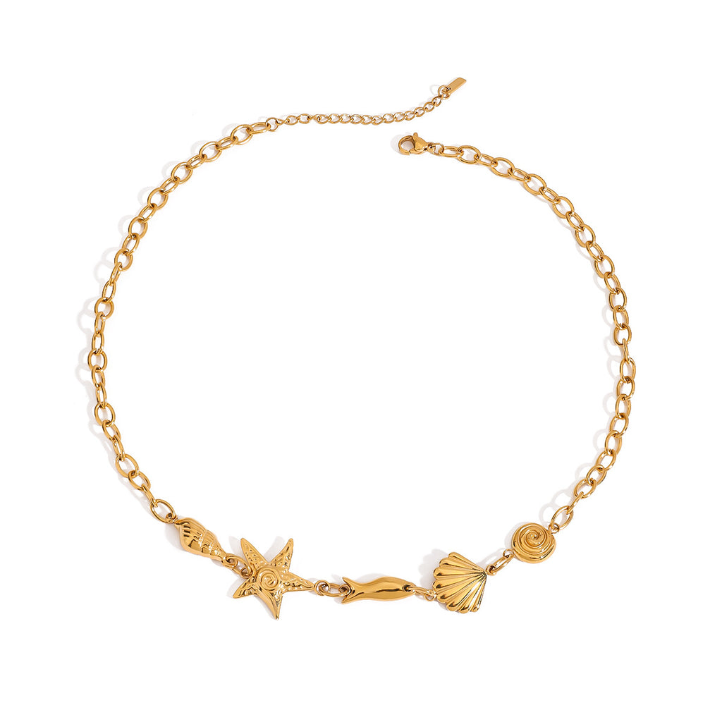 Damen Elegante Meerestier-Kette Shop Nory
