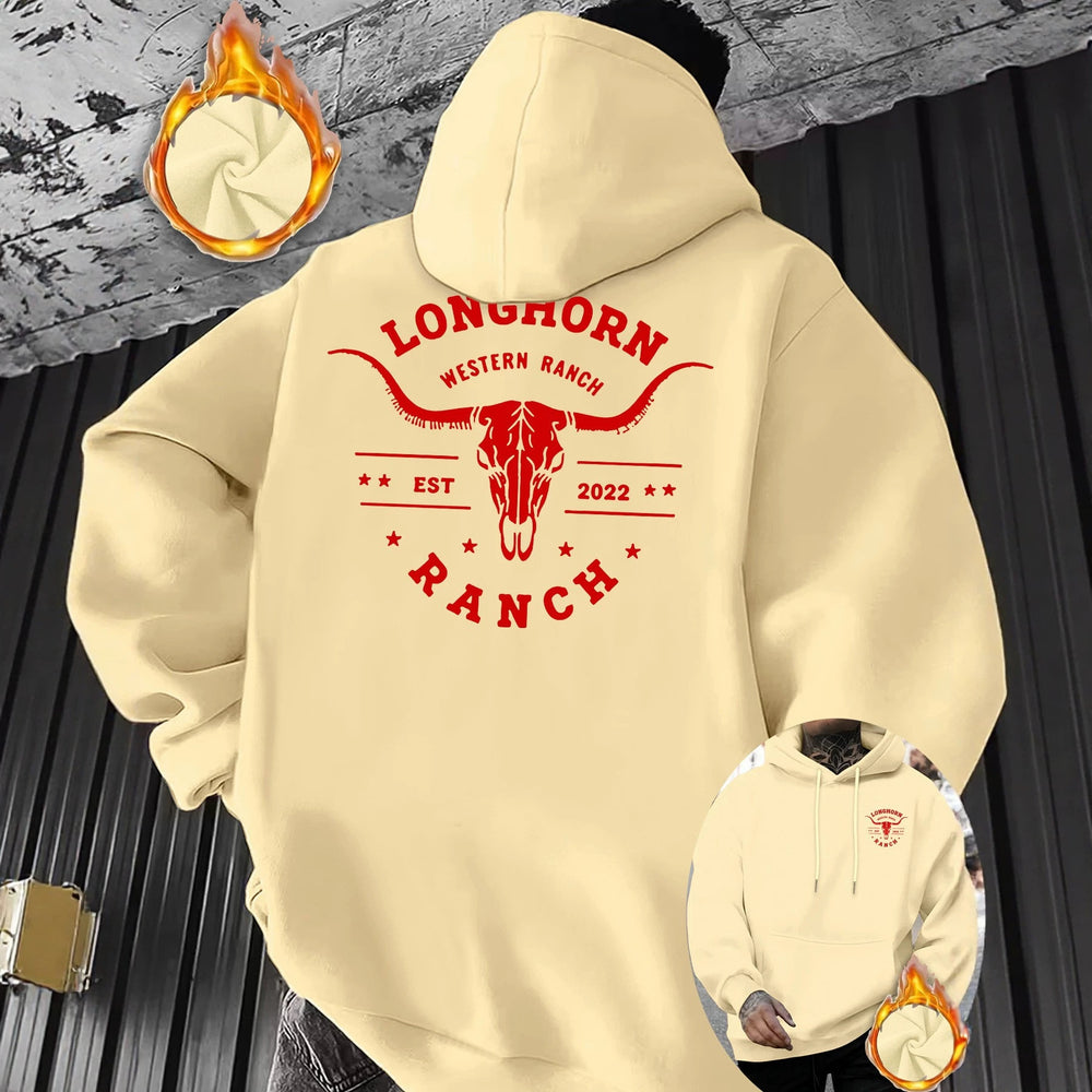 Herren Komfortabler Kapuzenpullover mit markantem Druck Shop Nory
