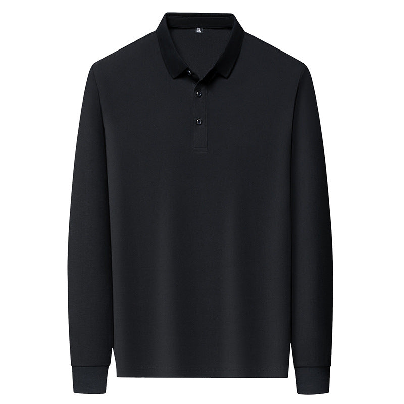 Herren Langarm‑Polo aus atmungsaktivem Baumwoll‑Stretch mit feinem Polokragen Shop Nory