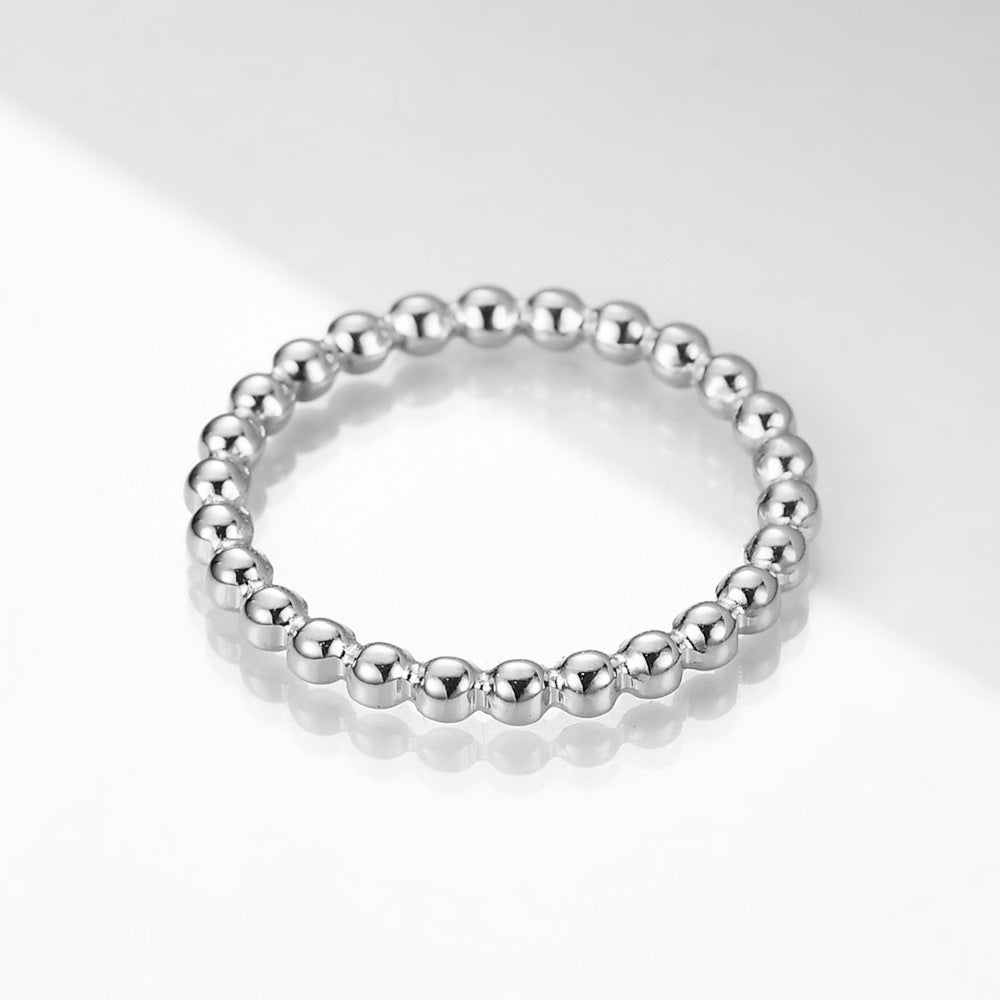 Damen elastisches Armband mit glänzenden Kugeln Shop Nory