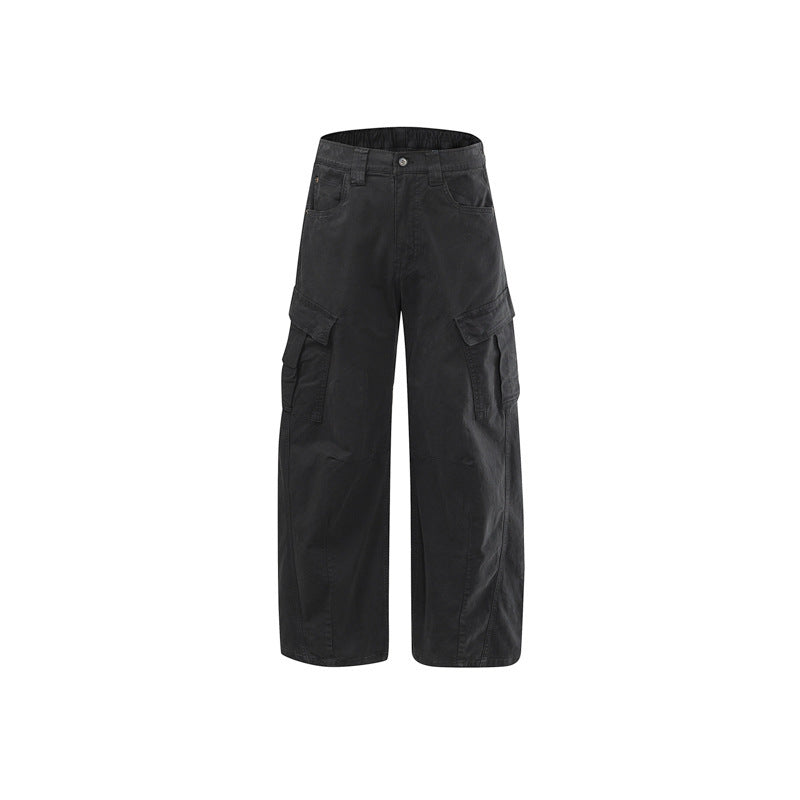 Damen Weite High Waist Cargo Culotte aus Baumwolltwill mit Mehrfachtaschen Shop Nory