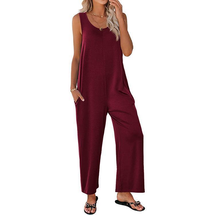 Damen Overall mit weit geschnittenem Bein