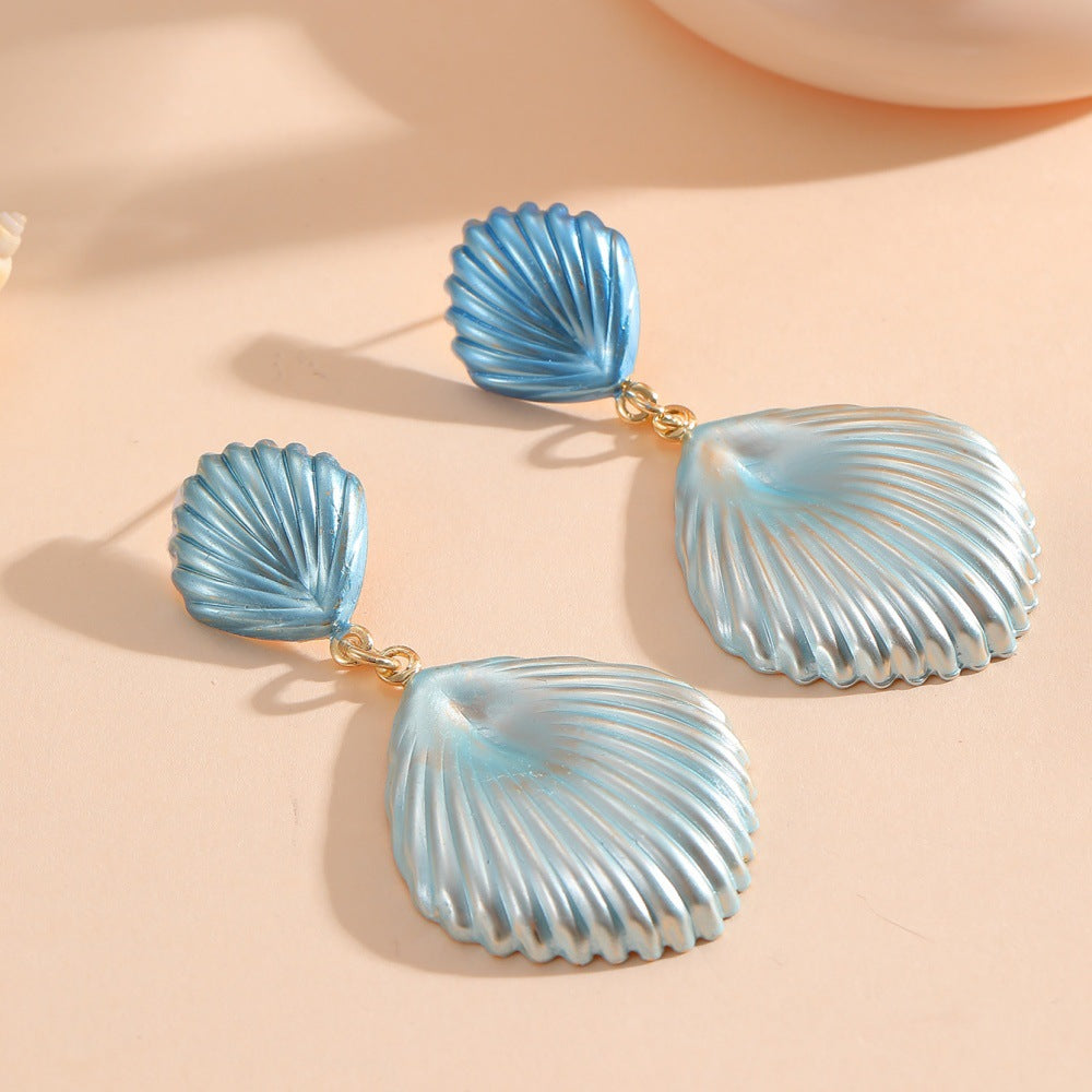 Damen Ohrringe im maritimen Muscheldesign Shop Nory
