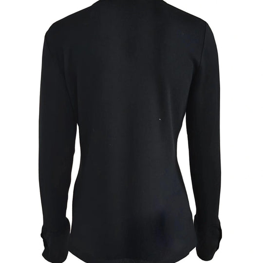 Damen Enganliegendes Langarmshirt mit Zierknöpfen an den Ärmelabschlüssen Shop Nory