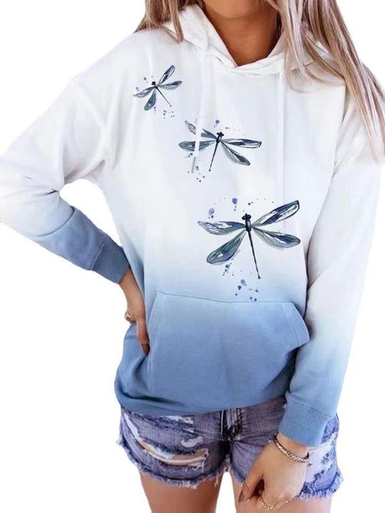 Damen Halloween Kapuzenpullover mit Kürbis- und Katzenprint, Paillettenbesatz und Oversize-Schnitt Shop Nory