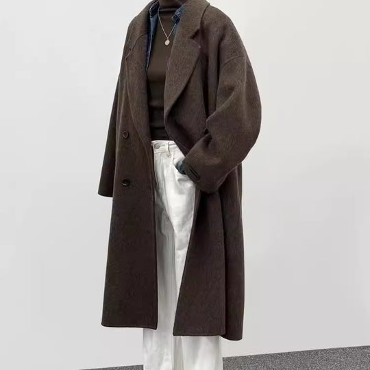 Damen Oversized Wollmantel Shop Nory
